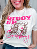 Giddy Up Cowboy Graphic T-Shirt