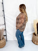 Western Wild Long Sleeve Button Up Animal Print Top