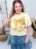 Cowgirl Summer Beach Vibes Graphic Midi Shirt