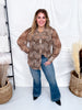 Western Wild Long Sleeve Button Up Animal Print Top