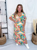 Painted Desert Short Sleeve Maxi Dress