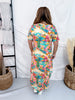 Painted Desert Short Sleeve Maxi Dress