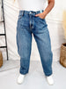 Judy Blue Petite High Waist Rigid Magic Arc Leg Jeans