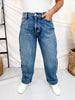 Judy Blue Petite High Waist Rigid Magic Arc Leg Jeans