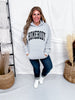 Homebody Gray Knit Hoodie