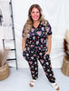 Sugar Skulls Short Sleeve and Joggers Pajama Set