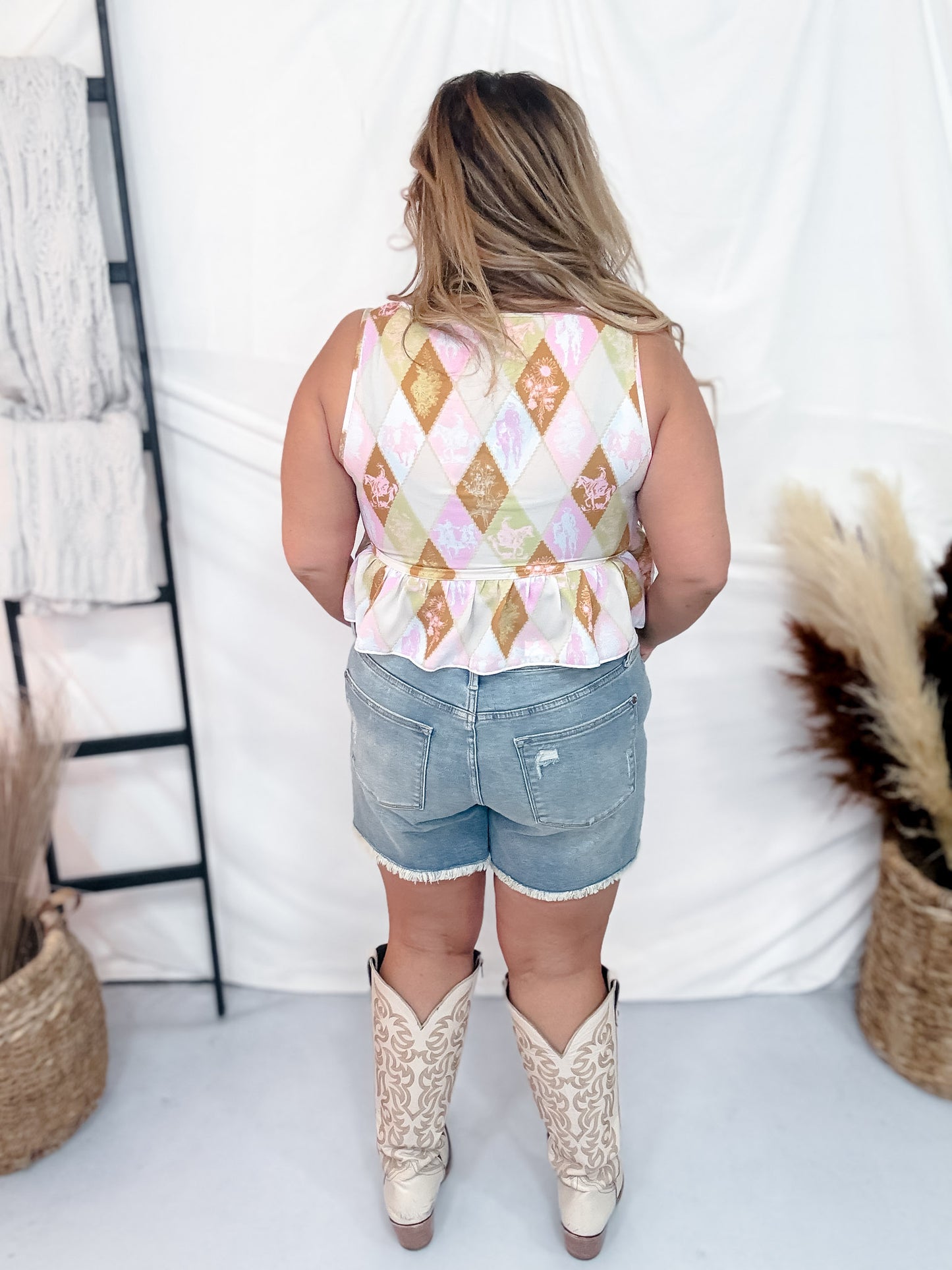 Western Prep Vibes Tank Top