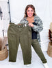 Judy Blue High Waist Midnight Forest Cuffed Aurora Jogger Jeans