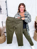 Judy Blue High Waist Midnight Forest Cuffed Aurora Jogger Jeans