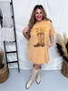 Cowboy Boot Bouquet Mineral Washed T-Shirt Dress