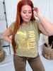 Howdy Honey Graphic Midi Muscle Tank