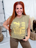 Howdy Honey Graphic Midi Muscle Tank