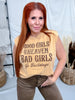 Good Girls Go To Heaven Bad Girls Go Backstage Midi Muscle Tank