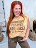 Good Girls Go To Heaven Bad Girls Go Backstage Midi Muscle Tank