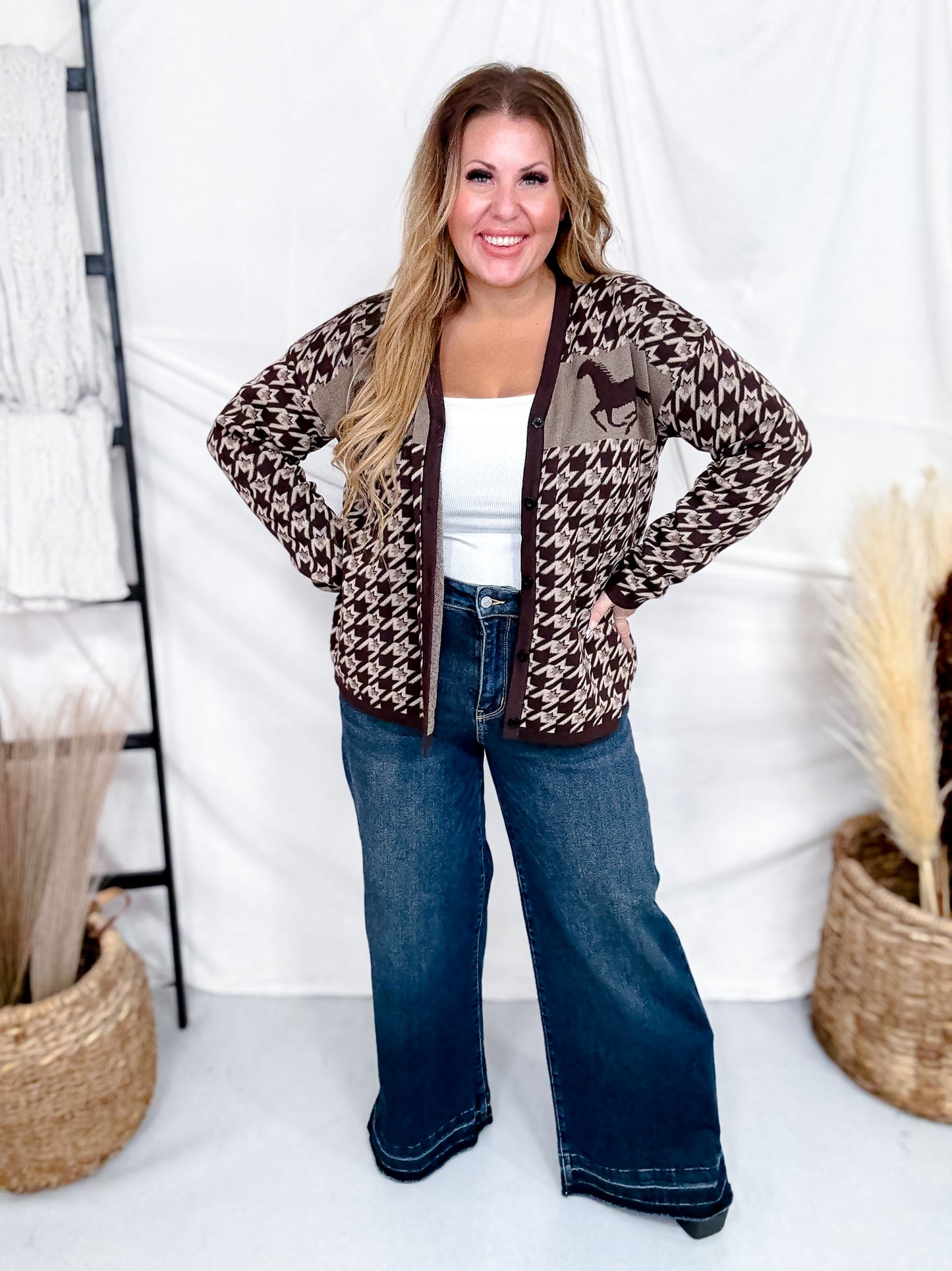 Judy Blue High-Waist Palazzo Front Patch Pocket Jeans