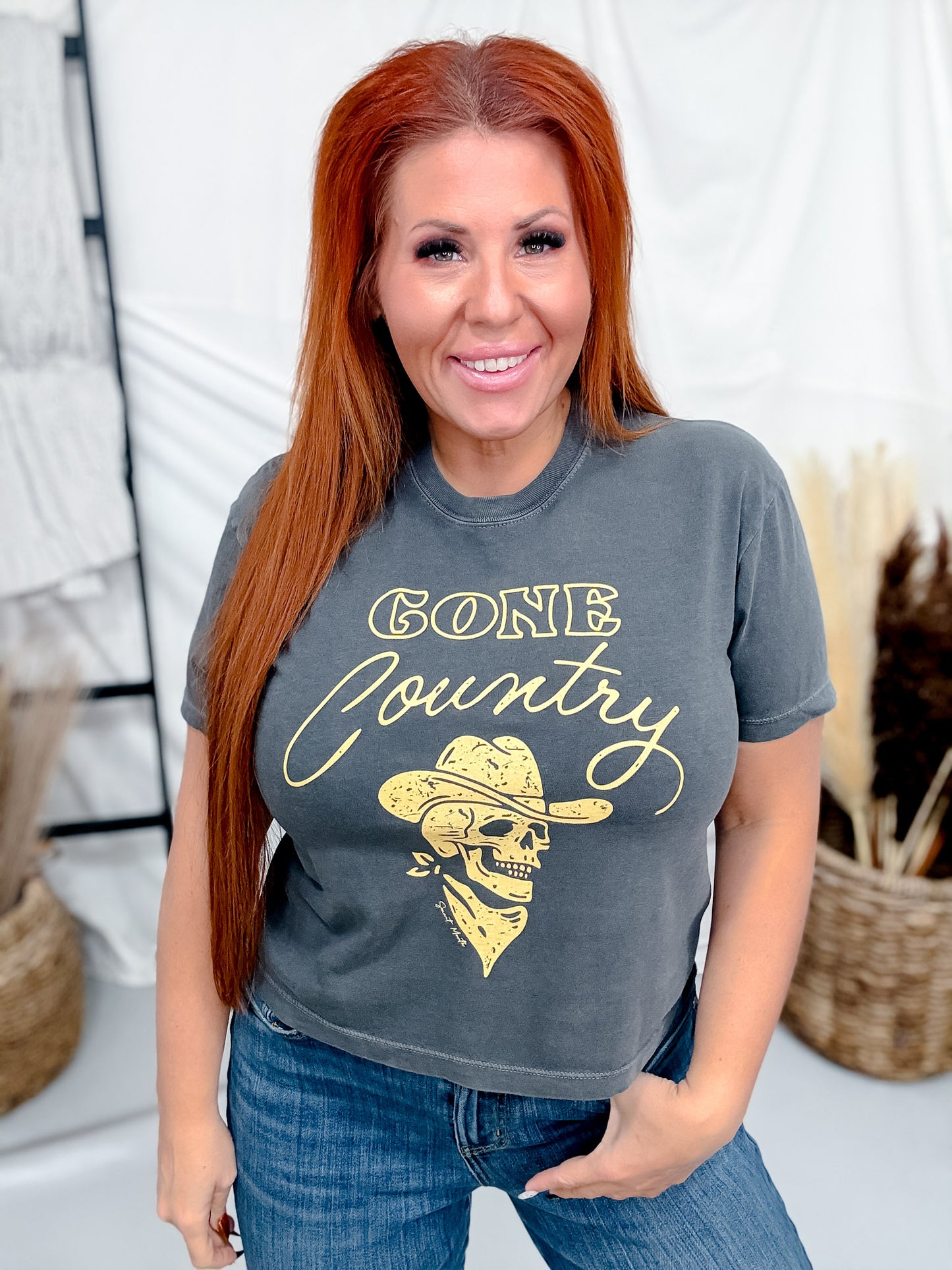 Gone Country Short Sleeve Midi Graphic Tee