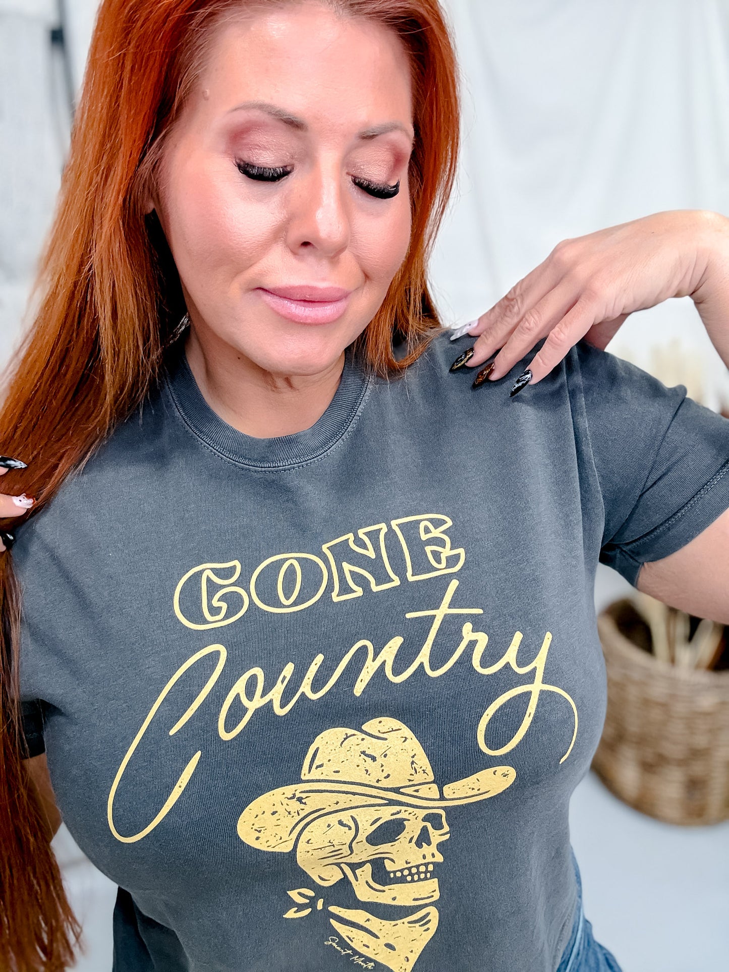 Gone Country Short Sleeve Midi Graphic Tee
