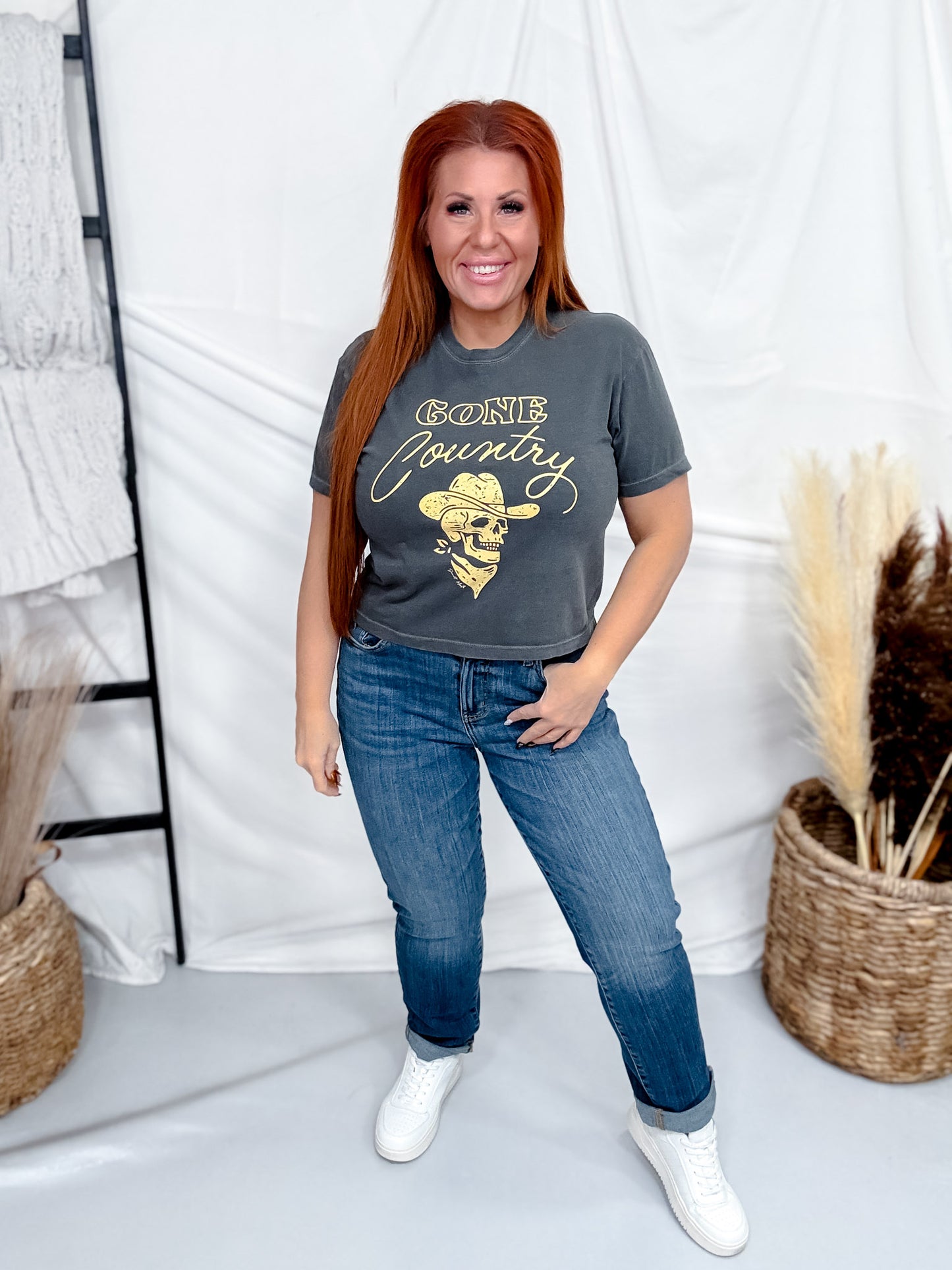 Gone Country Short Sleeve Midi Graphic Tee