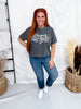 Cowgirls Don't Cry Short Sleeve Midi Graphic Tee
