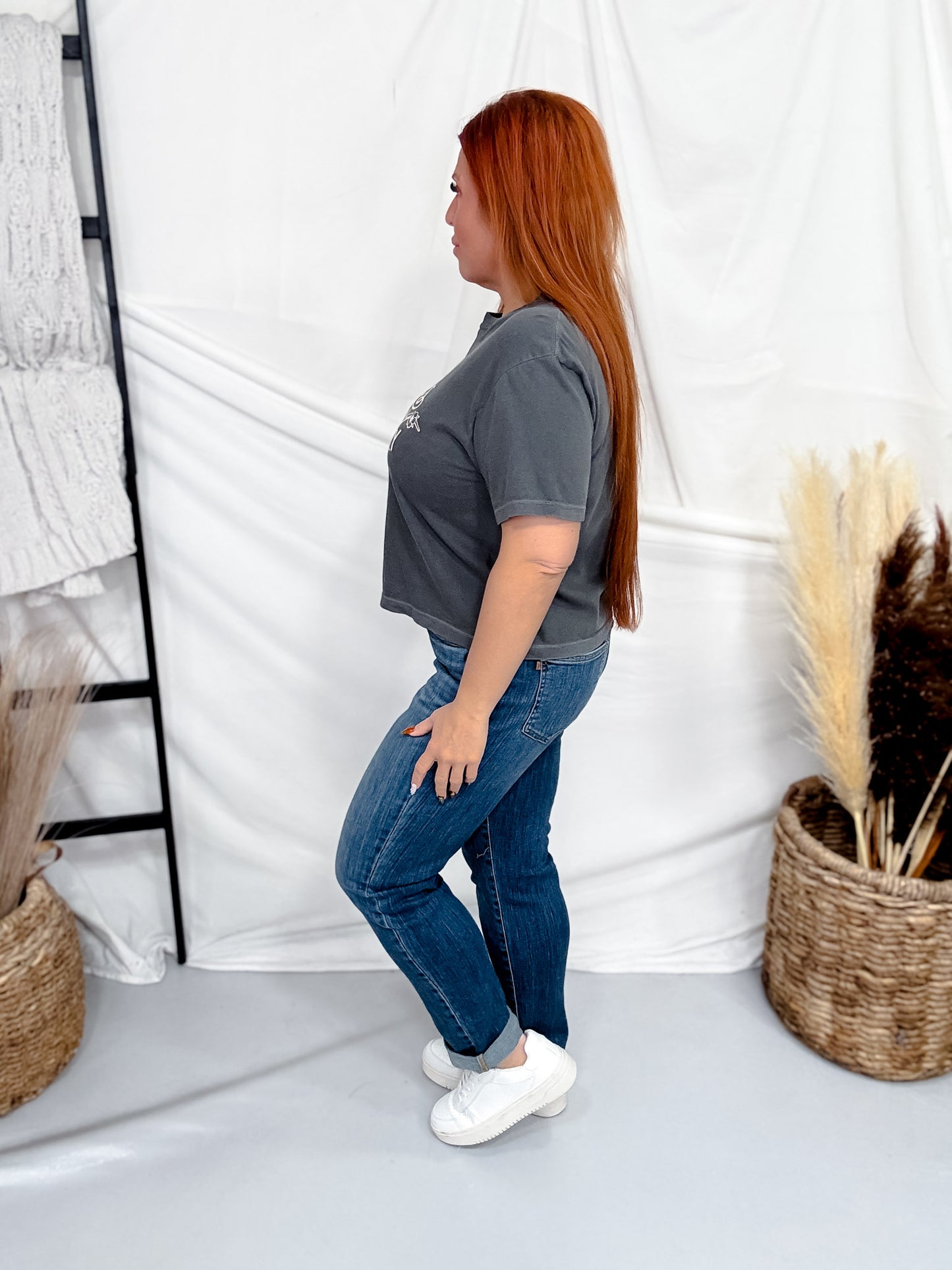 Cowgirls Don't Cry Short Sleeve Midi Graphic Tee