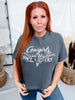 Cowgirls Don't Cry Short Sleeve Midi Graphic Tee