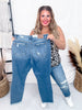 Judy Blue Vintage Wash Mid Rise Destroy Boyfriend Jeans