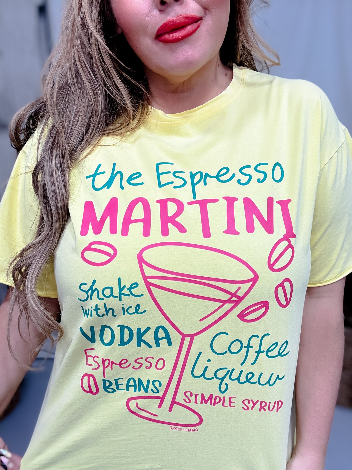 Espresso Martini Relaxed Fit Graphic Tee