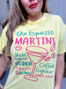 Espresso Martini Relaxed Fit Graphic Tee