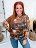 Maple Bloom Long Sleeve Mesh Top