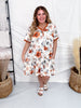 Rust Floral Loungewear Night Dress