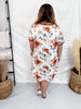 Rust Floral Loungewear Night Dress