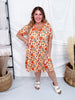 Pumpkins & Mushrooms Print Loungewear Night Dress