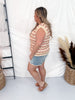 Muti Colored Stripe Sweater Vest