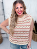 Muti Colored Stripe Sweater Vest