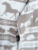 Wrangler Tan Rodeo Stretchy Throw Blanket