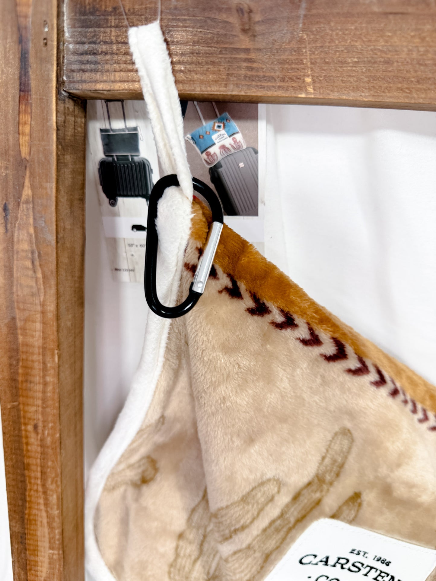 Cactus Stripe Travel Blanket