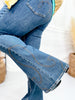 Judy Blue High Waist Flare Jeans With Western Stud Detailing
