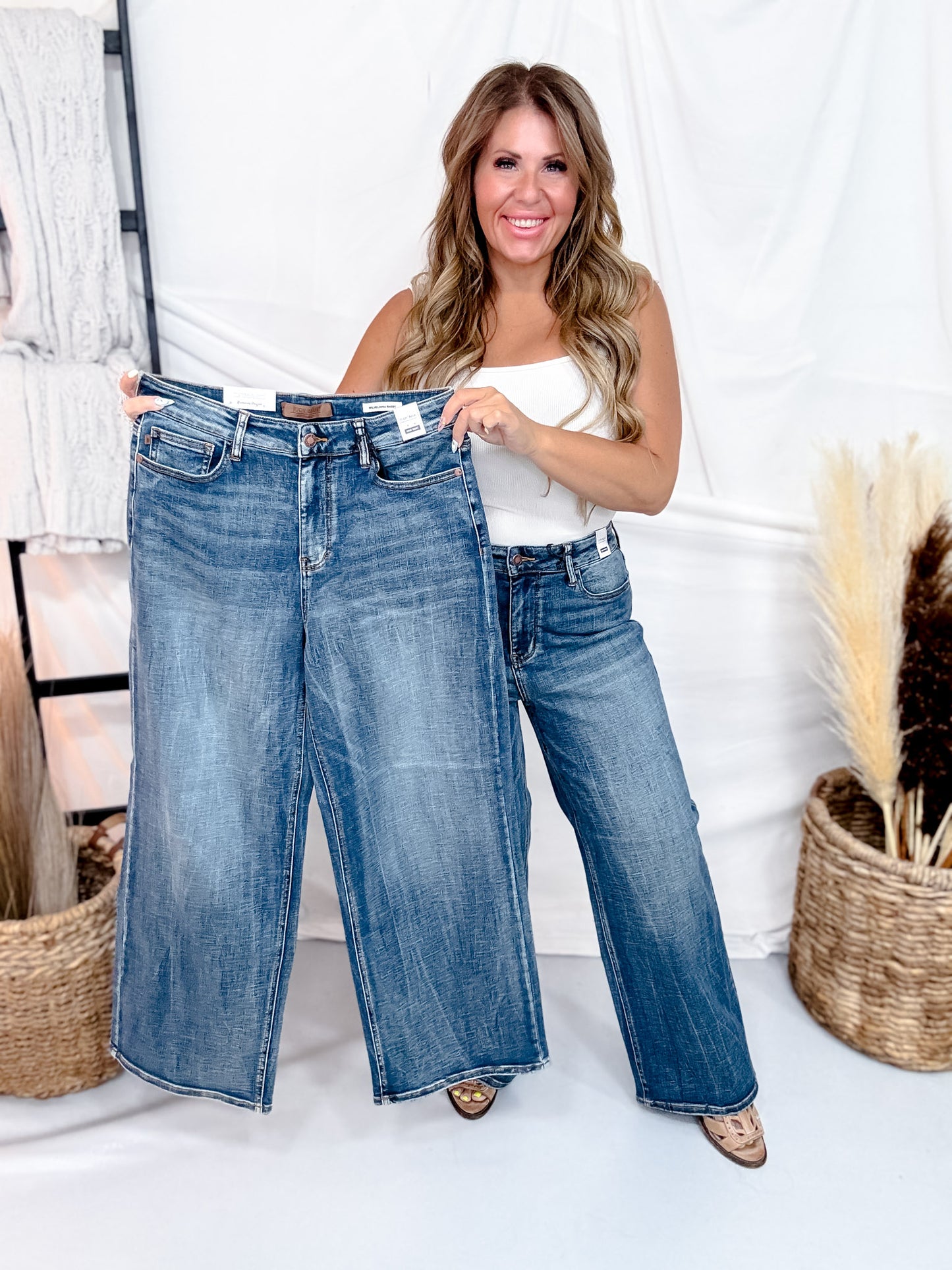 Judy Blue High Waist Vintage Blast Baggy Jeans