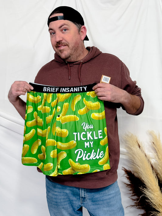 "Tickle My Pickle" Men's Boxers