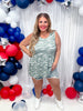 Camo Print Renee Ruffle Tank Top