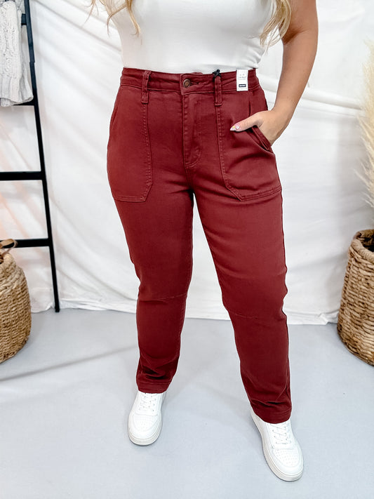 Judy Blue High Waist Spiced Apple Cider Aurora Weekender Jeans