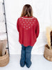 Mahogany Tunic With Embroidery