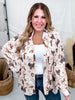 Western Printed Button Down Satin Shirt