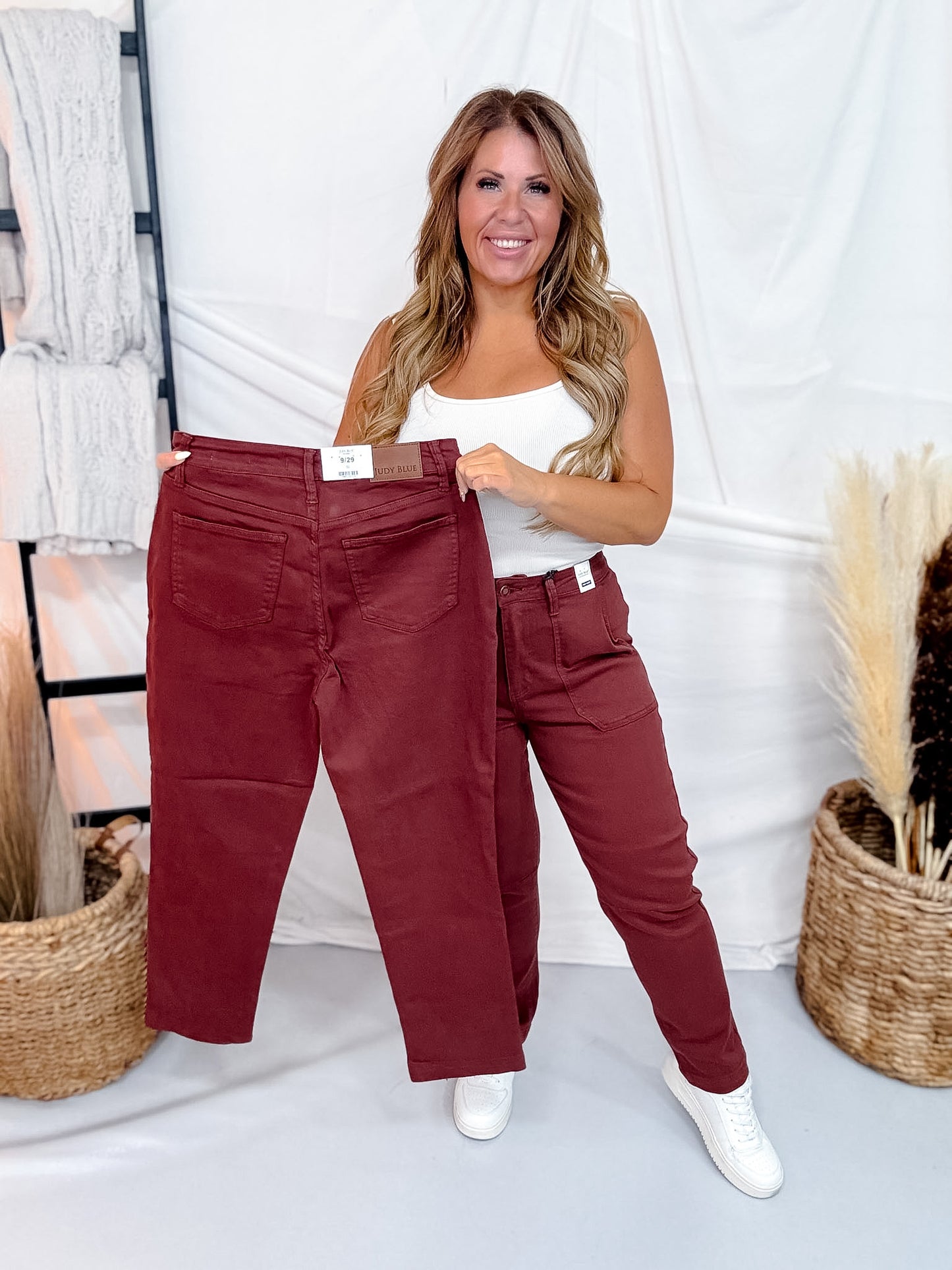 Judy Blue High Waist Spiced Apple Cider Aurora Weekender Jeans