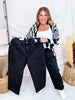 Judy Blue High Waist Rigid Magic Black Denim Arc Trousers