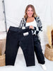 Judy Blue High Waist Rigid Magic Black Denim Arc Trousers