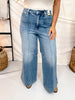 Judy Blue High Waist Palazzo Jeans With Center Seam (3 Inseams)