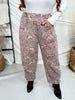 Rodeo Cowboy Print Cropped Brown Jeans