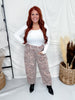 Rodeo Cowboy Print Cropped Brown Jeans