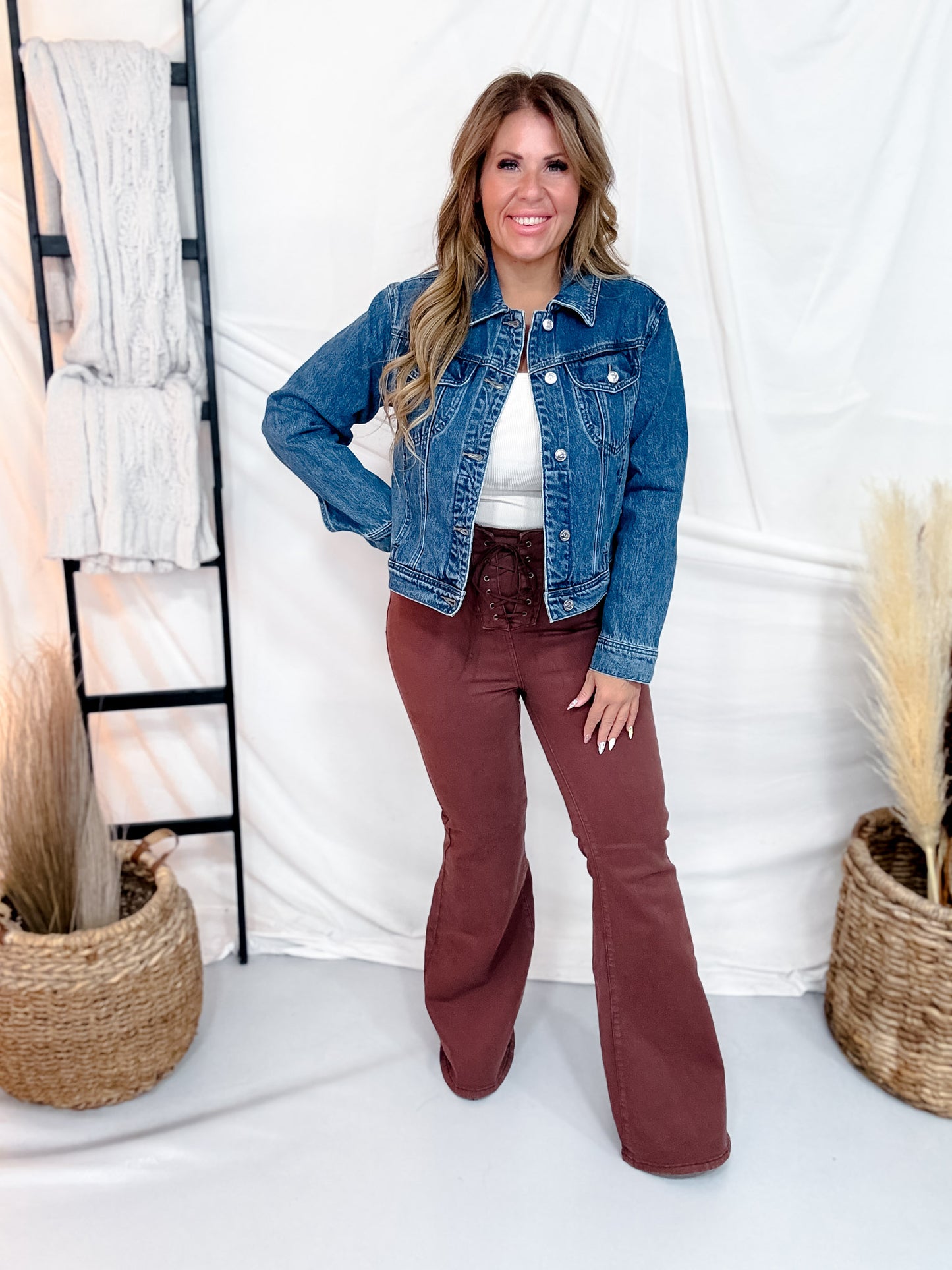 Judy Blue Rigid Magic Trucker Style Denim Jacket